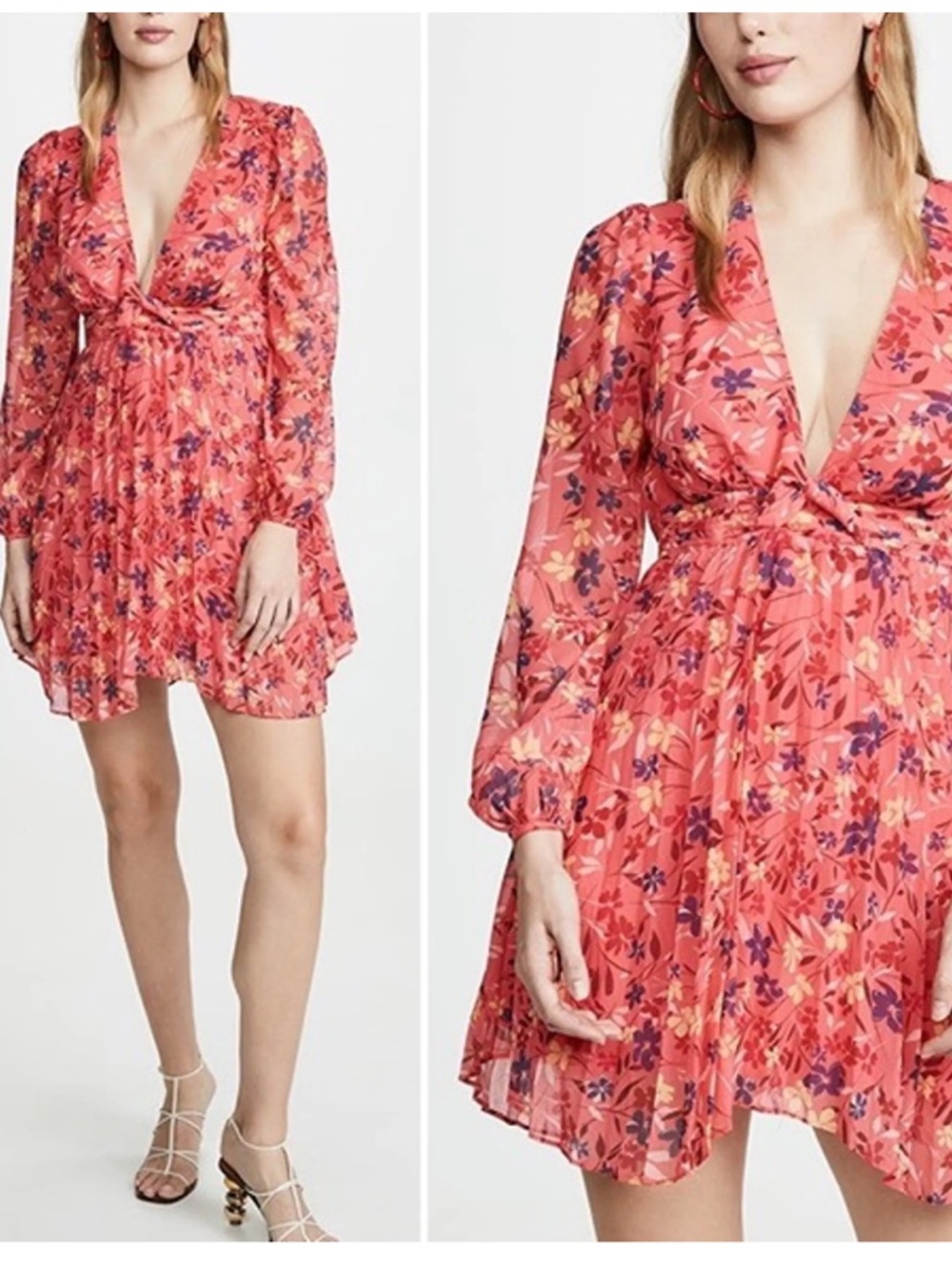 La Maison Talulah long sleeve floral dress L